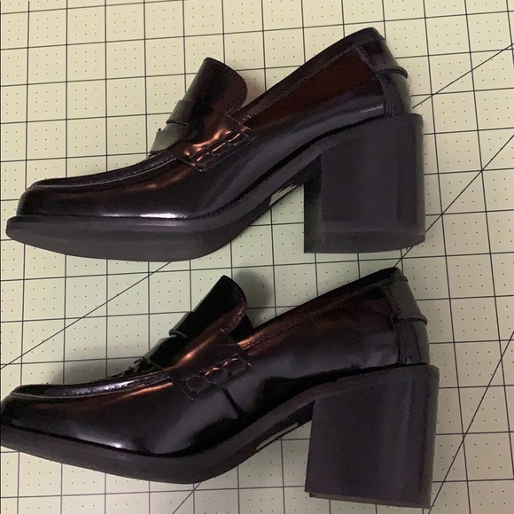 Jeffrey Campbell sims block heel loafer size 6 - Picture 2 of 4